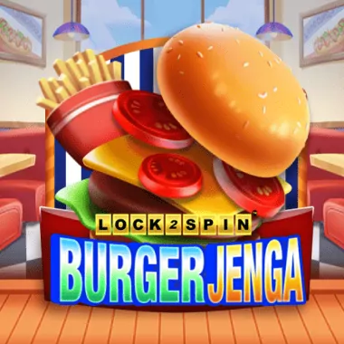 Burger Jenga slot logo